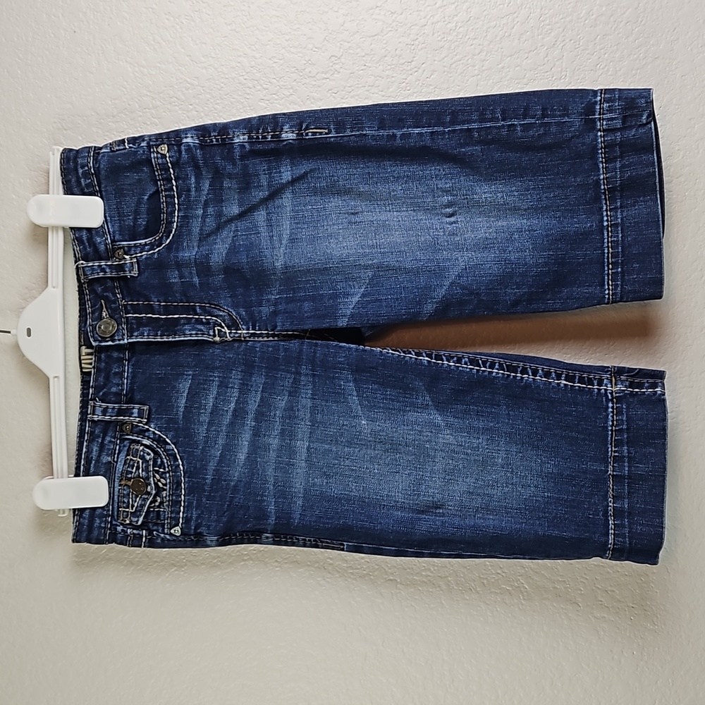 Kut from the Kloth | Women's Bermuda Embellished Stitching Denim Jean Shorts Sz6